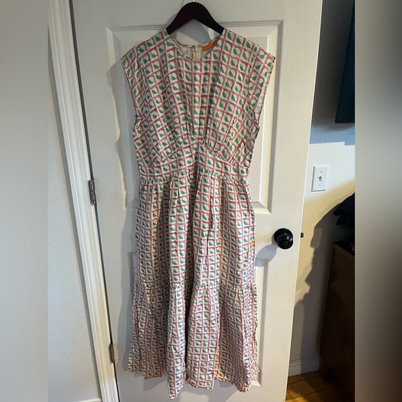 Oliphant Cap Sleeve Midi, Cirque Rose, Large - Picture 3 of 5